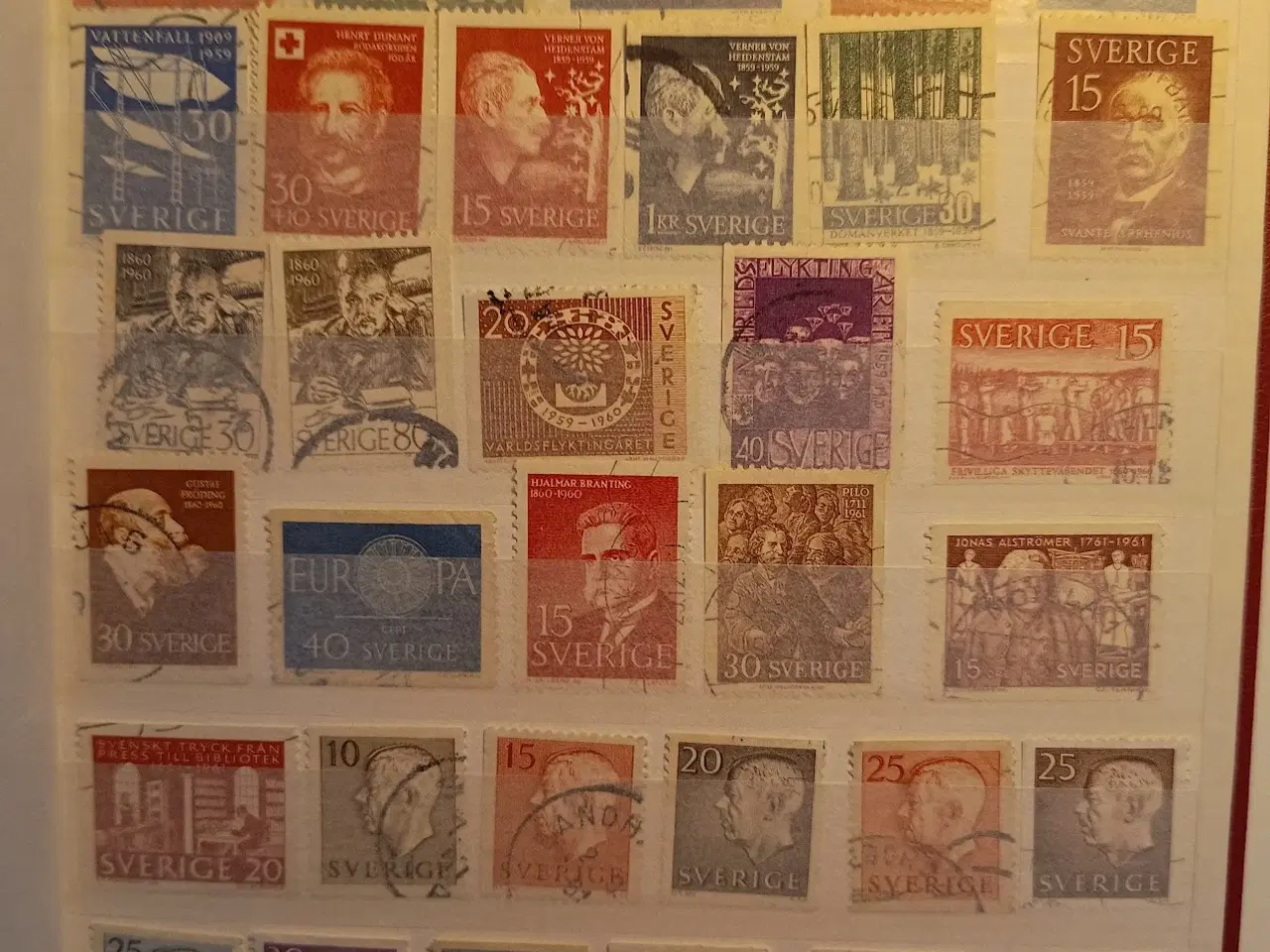 Billede 7 - Sverige frimærker
