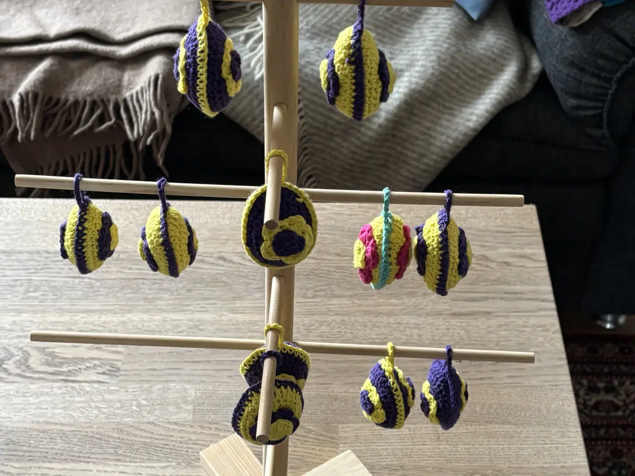 Billede 1 - Hæklede påskeæg