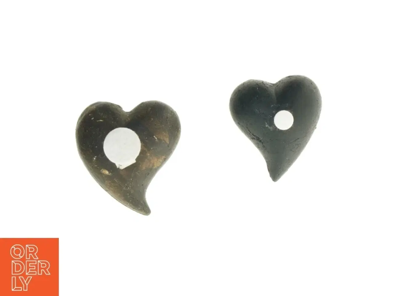 Billede 1 - Dekorations hjerter (str. 12 x 10 cm og 13 x 11 cm)