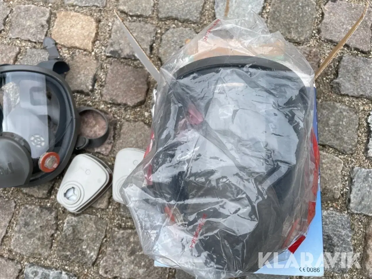 Billede 10 - 2 styk helmasker silikon 3M 6900 samt 1 styk visir