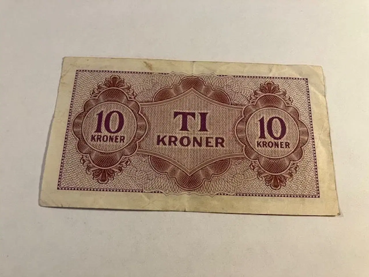 Billede 2 - 10 Kroner Den Allierede Overkommando Danmark