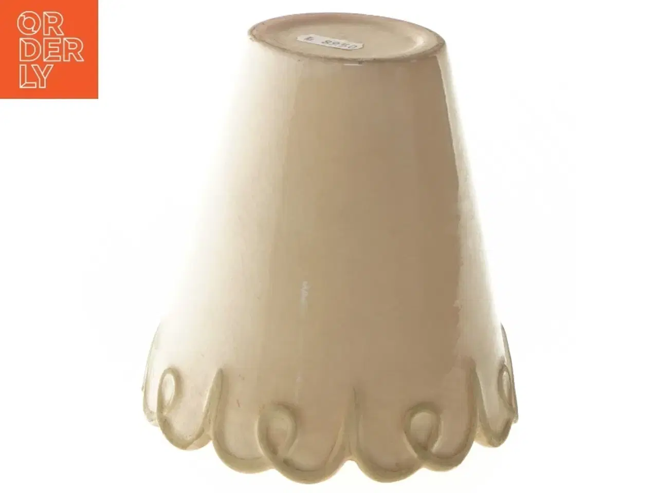 Billede 4 - Keramikvase med bølgede kanter (str. 15 cm)