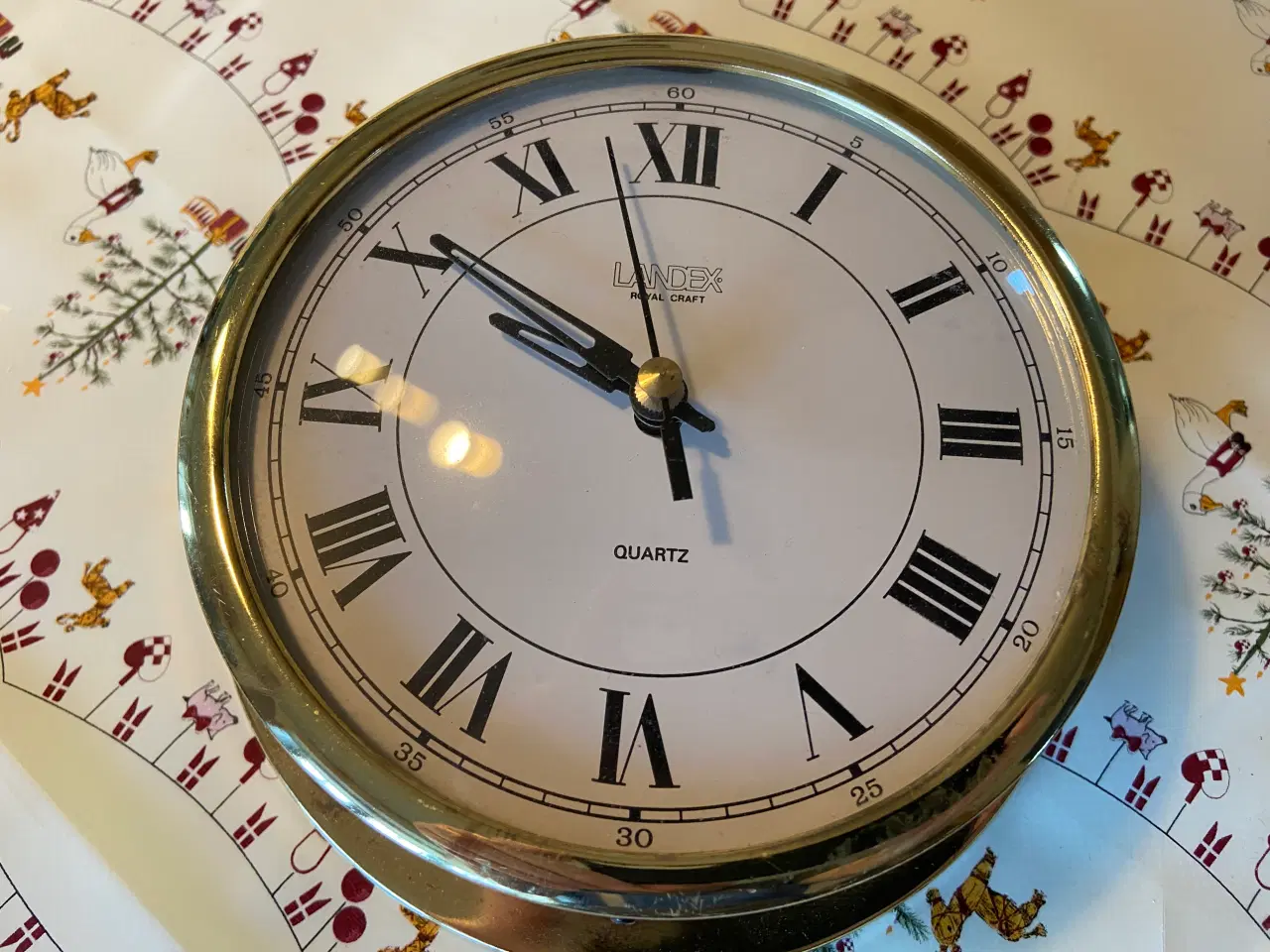 Billede 1 - Skibsur i messing fra Landex