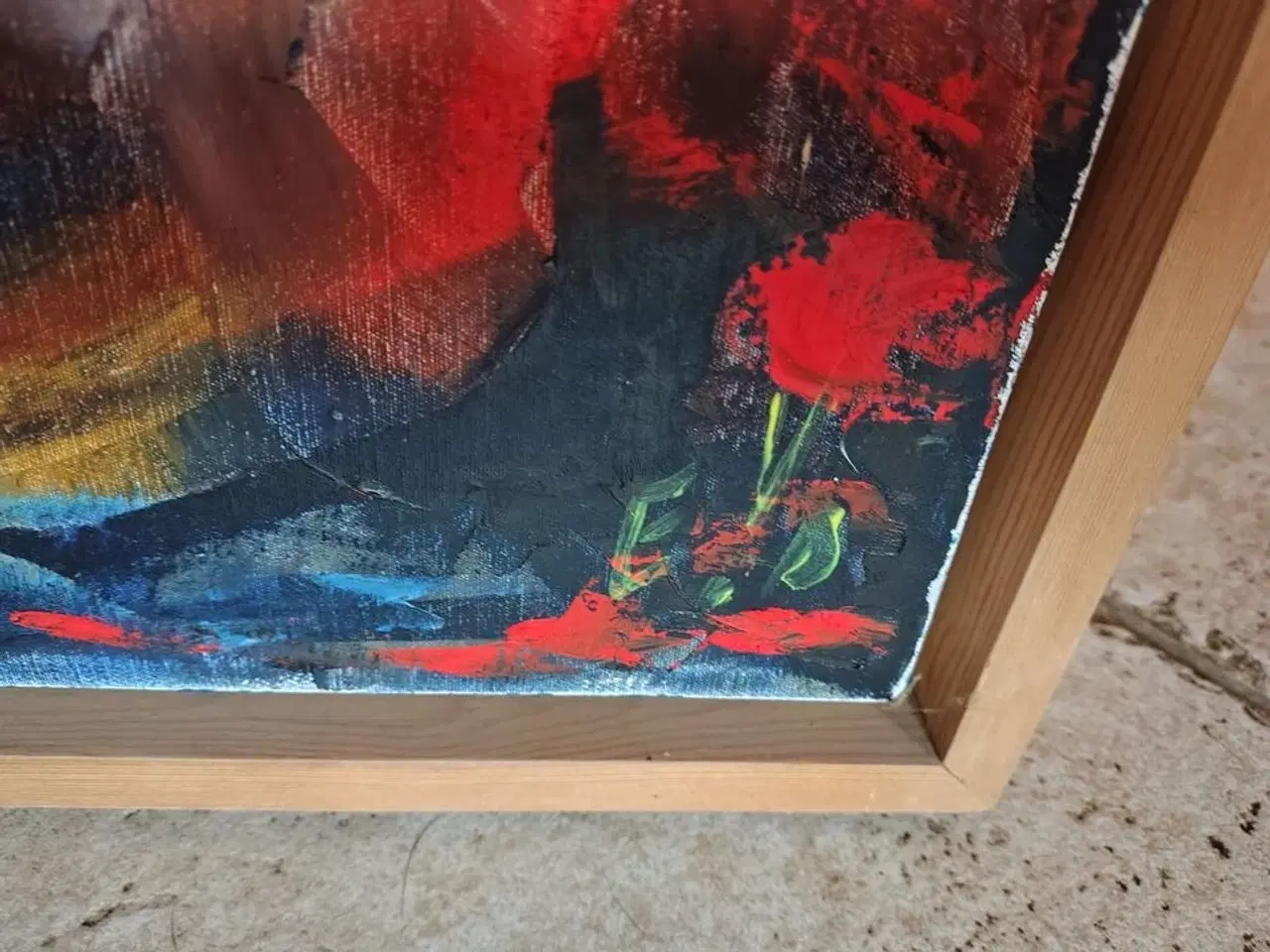 Billede 3 - Maleri SIGN. E. V. (ERIK VITCETZ)