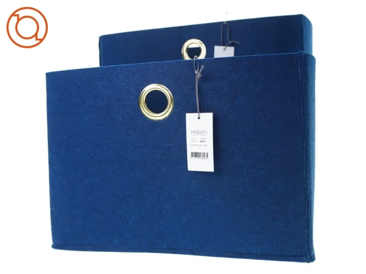 Billede 3 - Stof kasser fra Hübsch (str. 40 x 24 og 35 x 20)
