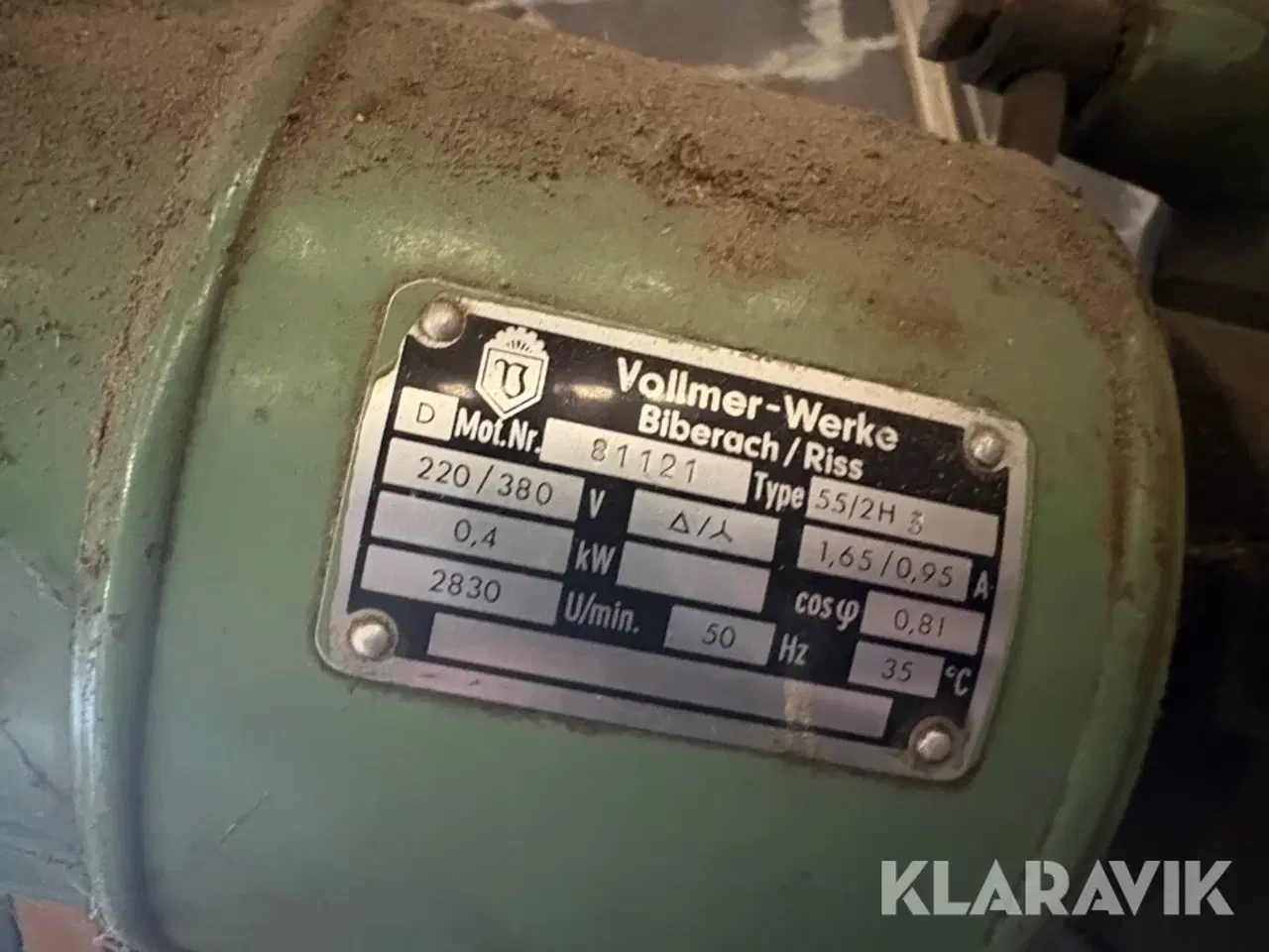Billede 6 - Slibemaskine Vollmer-Werke