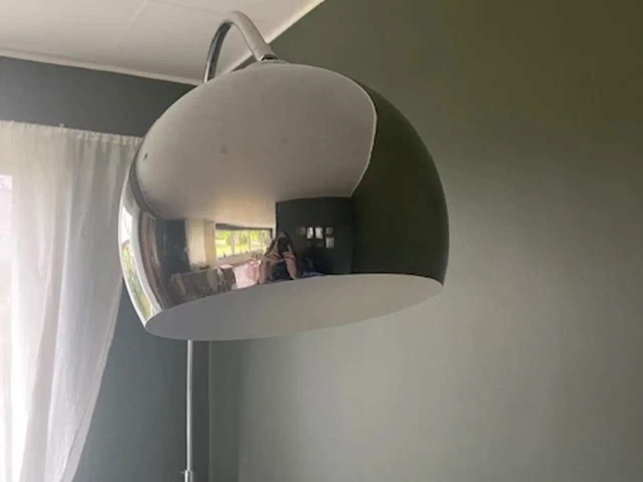 Billede 2 - Frandsen sofabordslampe blankt stål med marmorfod