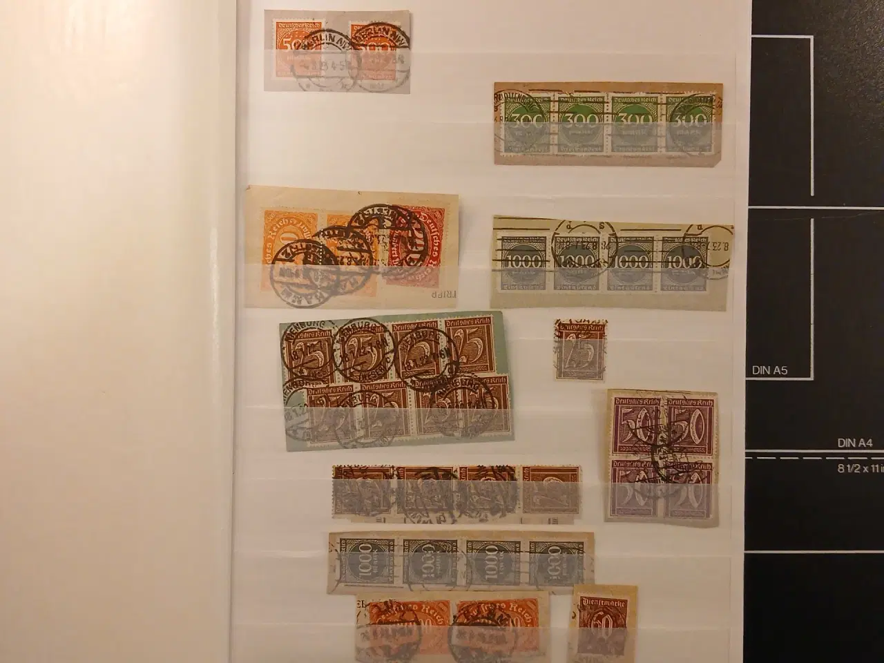 Billede 1 - Tyskland (86) Deutsches Reich Brevstykker. 32 side