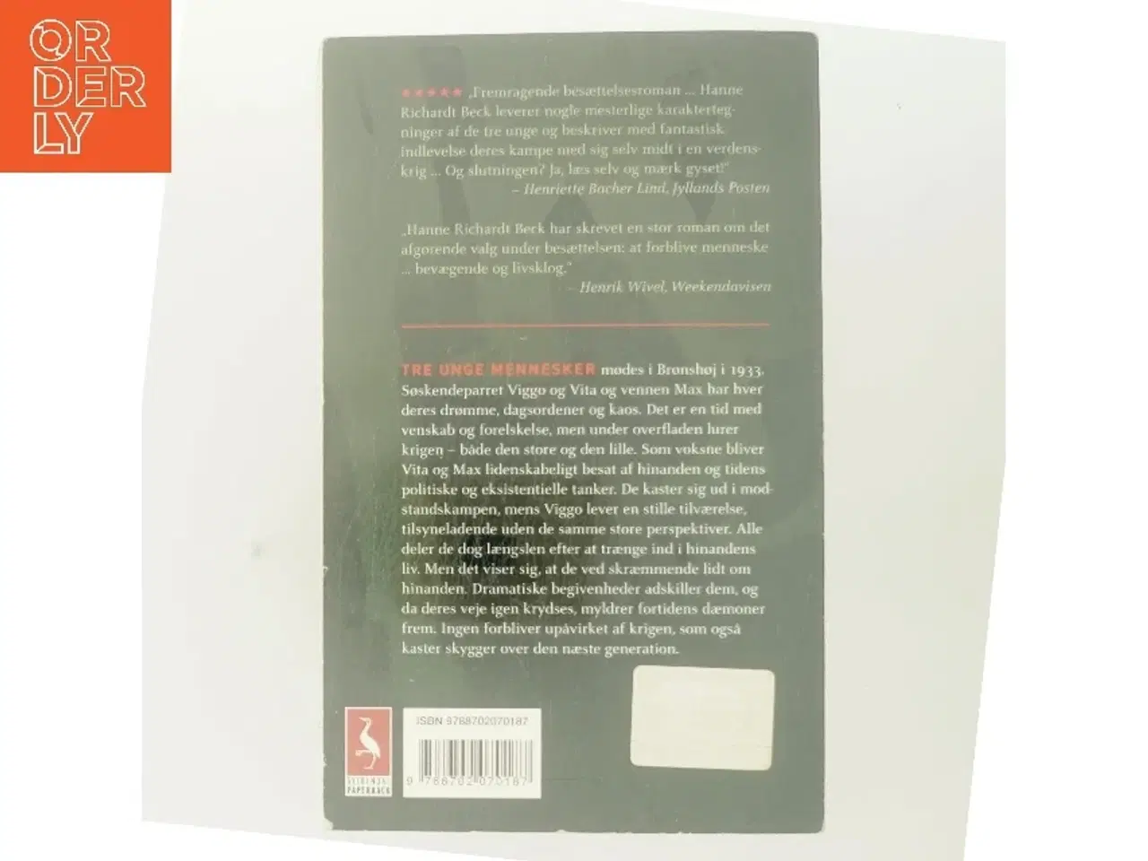 Billede 3 - Om så det gælder : roman af Hanne Richardt Beck (Bog)