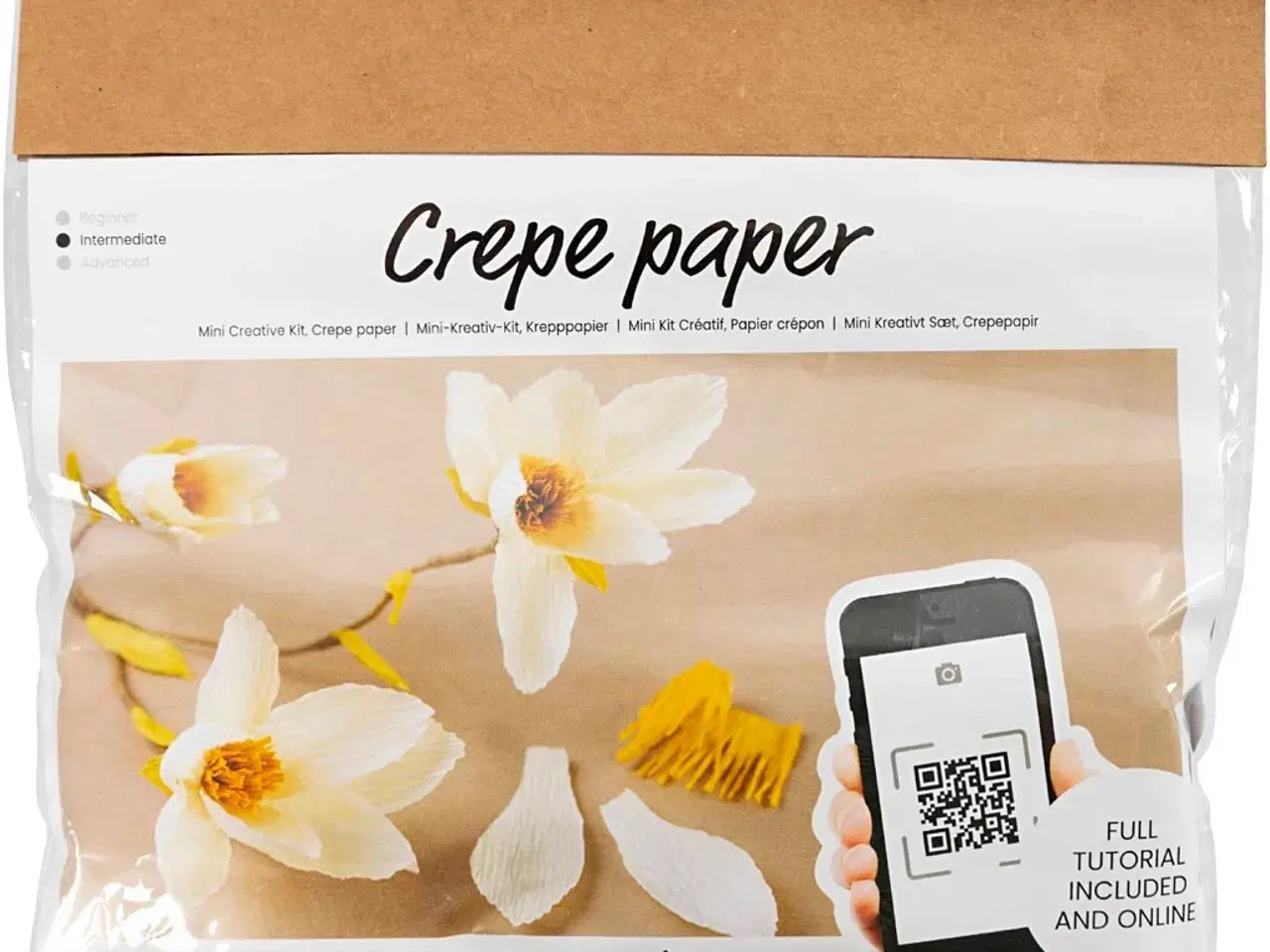 Billede 1 - Mini DIY Kit til Crepeblomster - Magnoliagren