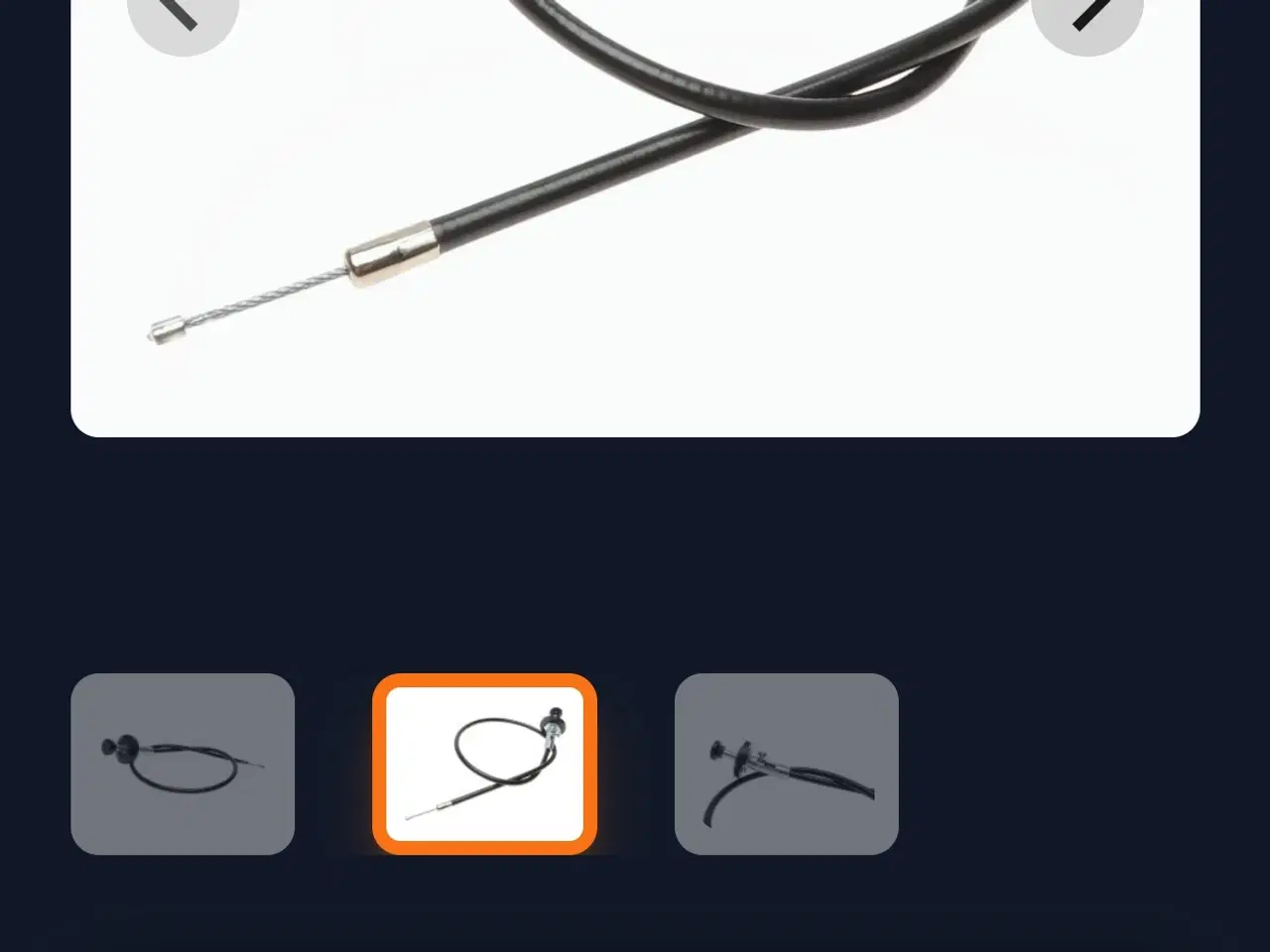 Billede 2 - Nye Chokerkabel med Drejelås 50cm 
