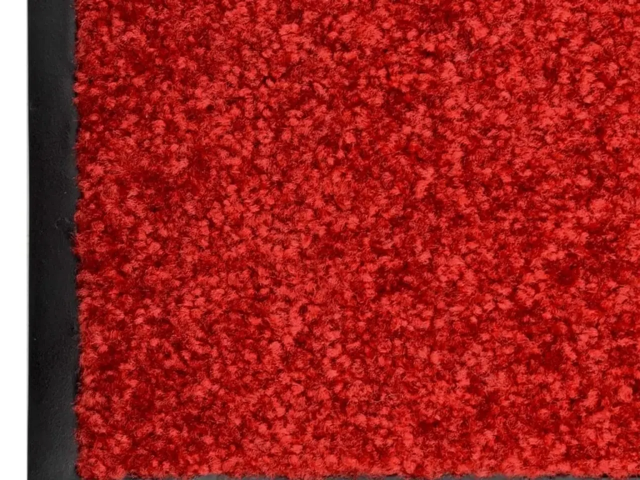 Billede 4 - Vaskbar dørmåtte 60x90 cm rød