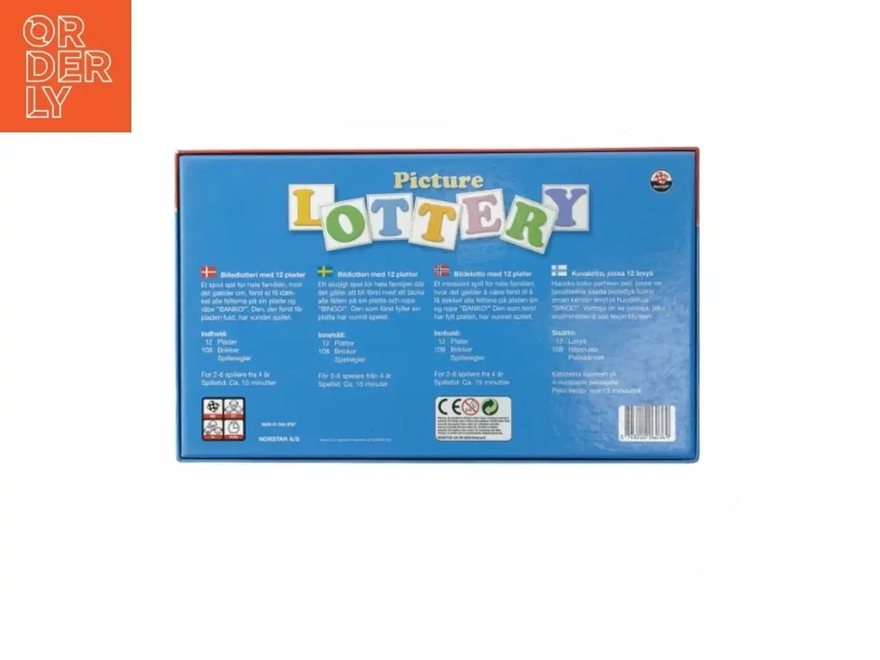 Billede 4 - Billedlotteri spil fra Danspil (str. 4x32x19 cm)