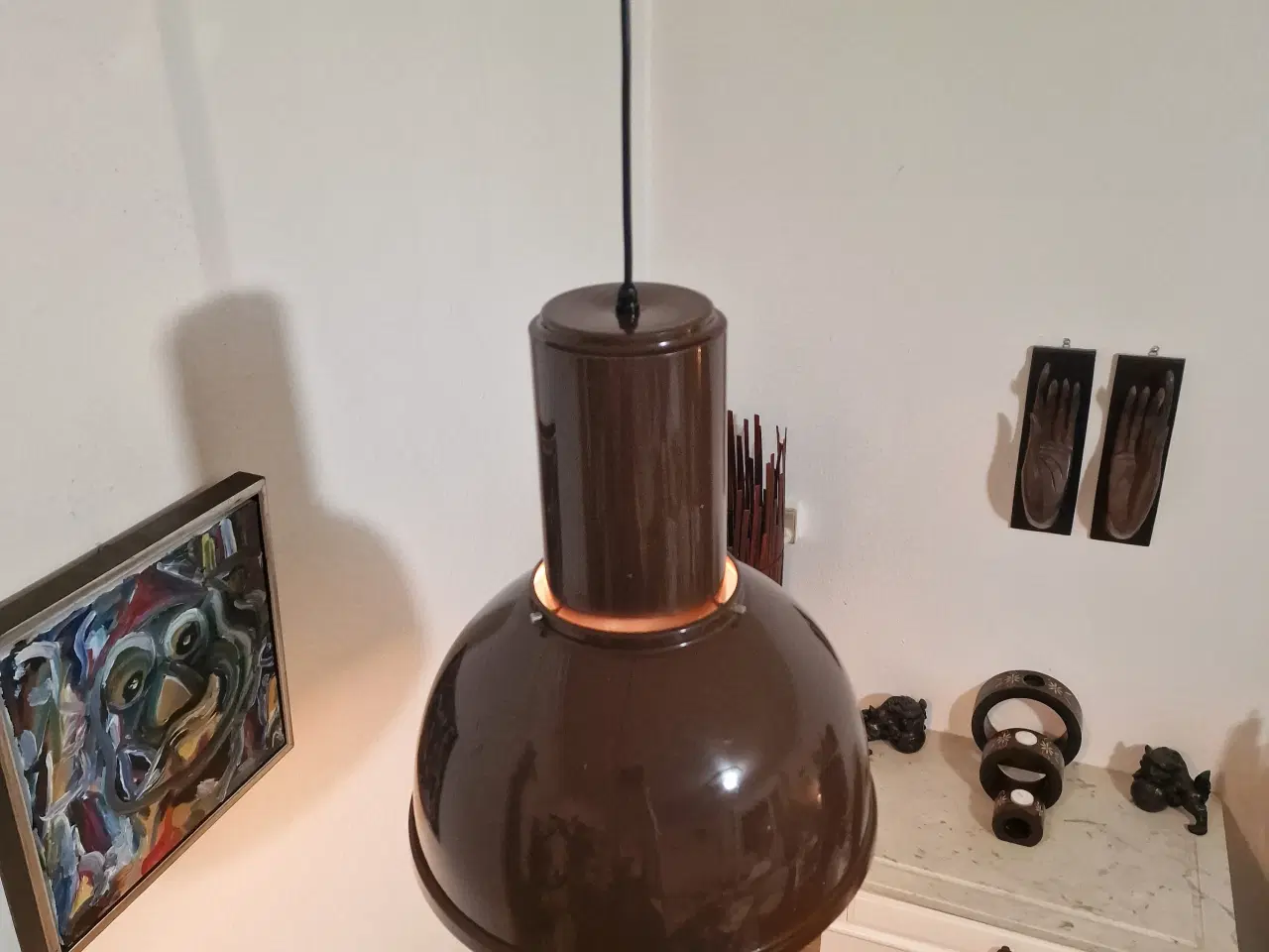 Billede 6 - Fed retro pendel med industrielt look.