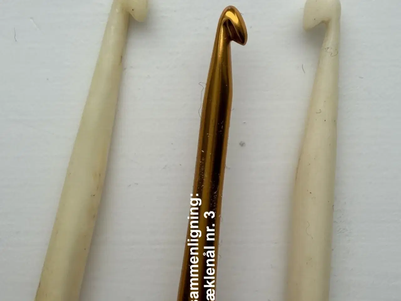 Billede 3 - 2 vintage dobbelte hæklenåle - tunesisk hækling