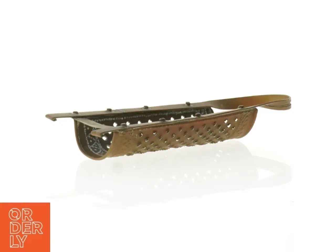 Billede 3 - Antikt Rivejern kobber/messing (str. 29 x 10 cm)