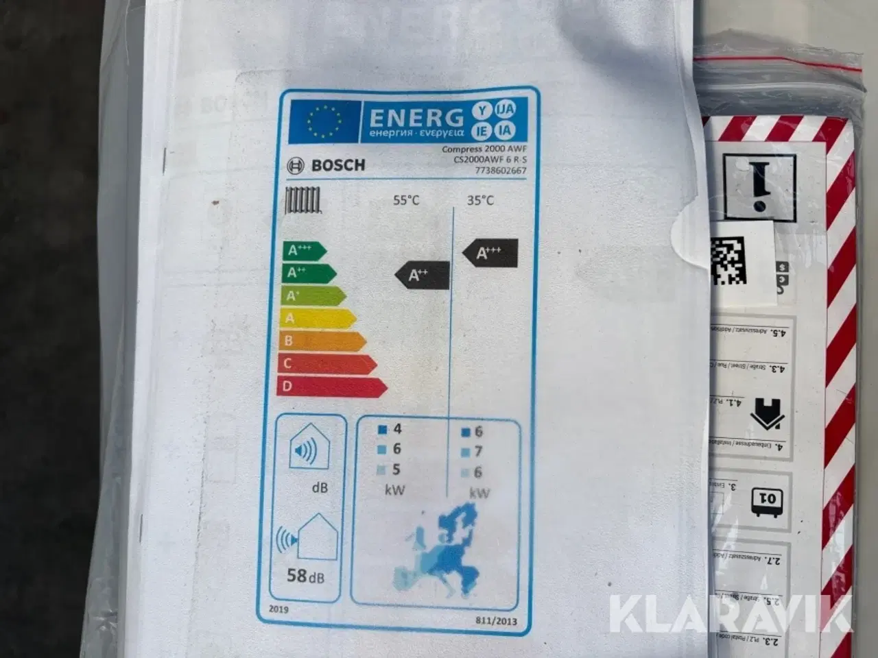 Billede 8 - Varmepumpe Bosch Compress 2000 AWF 6kW