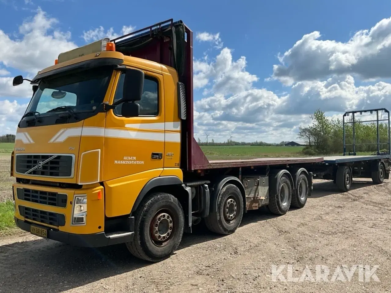 Billede 2 - Lastbil Volvo FH 480 forvogn + halmvogn