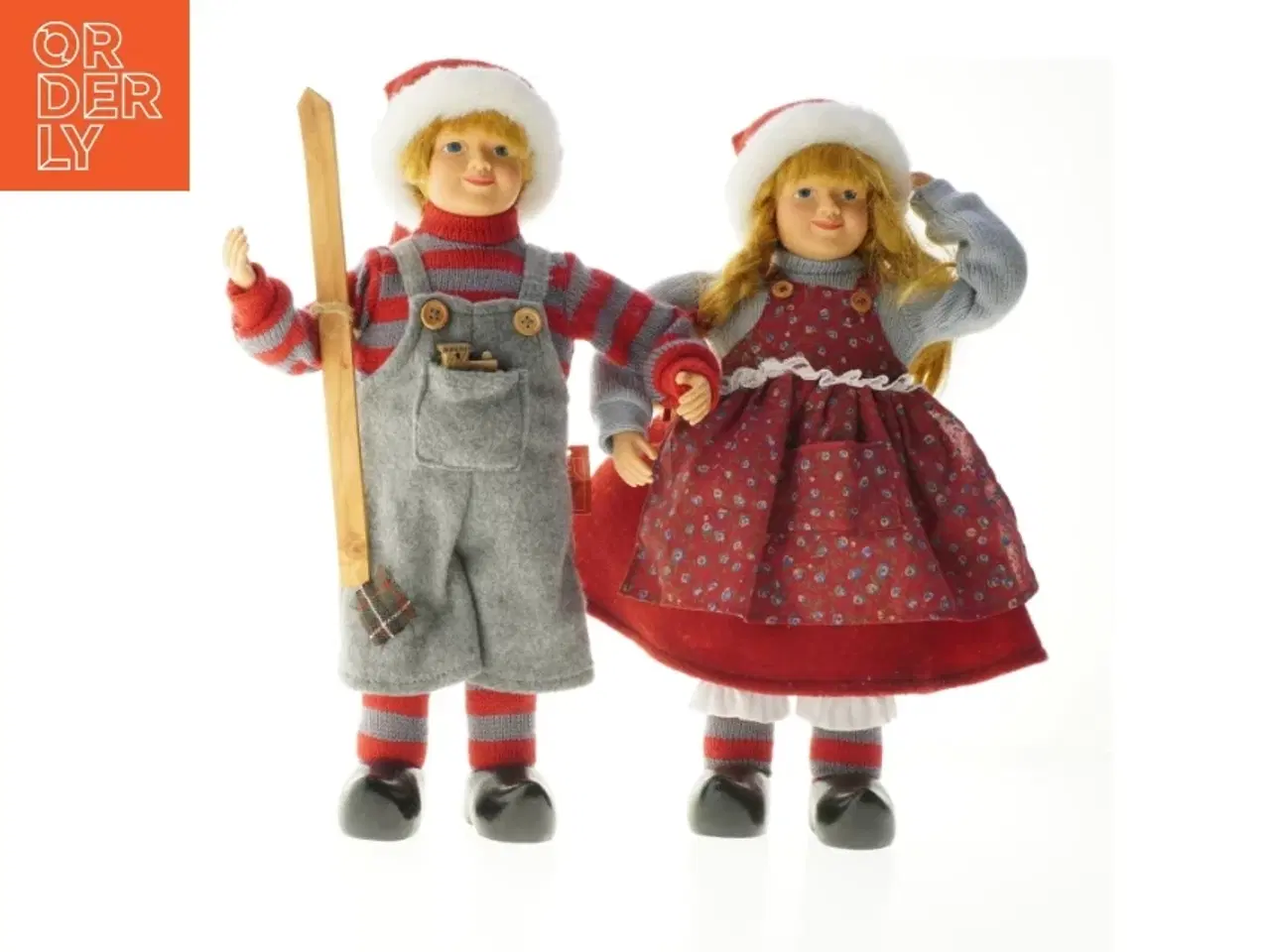 Billede 1 - Par nissefigurer (str. 40 cm)