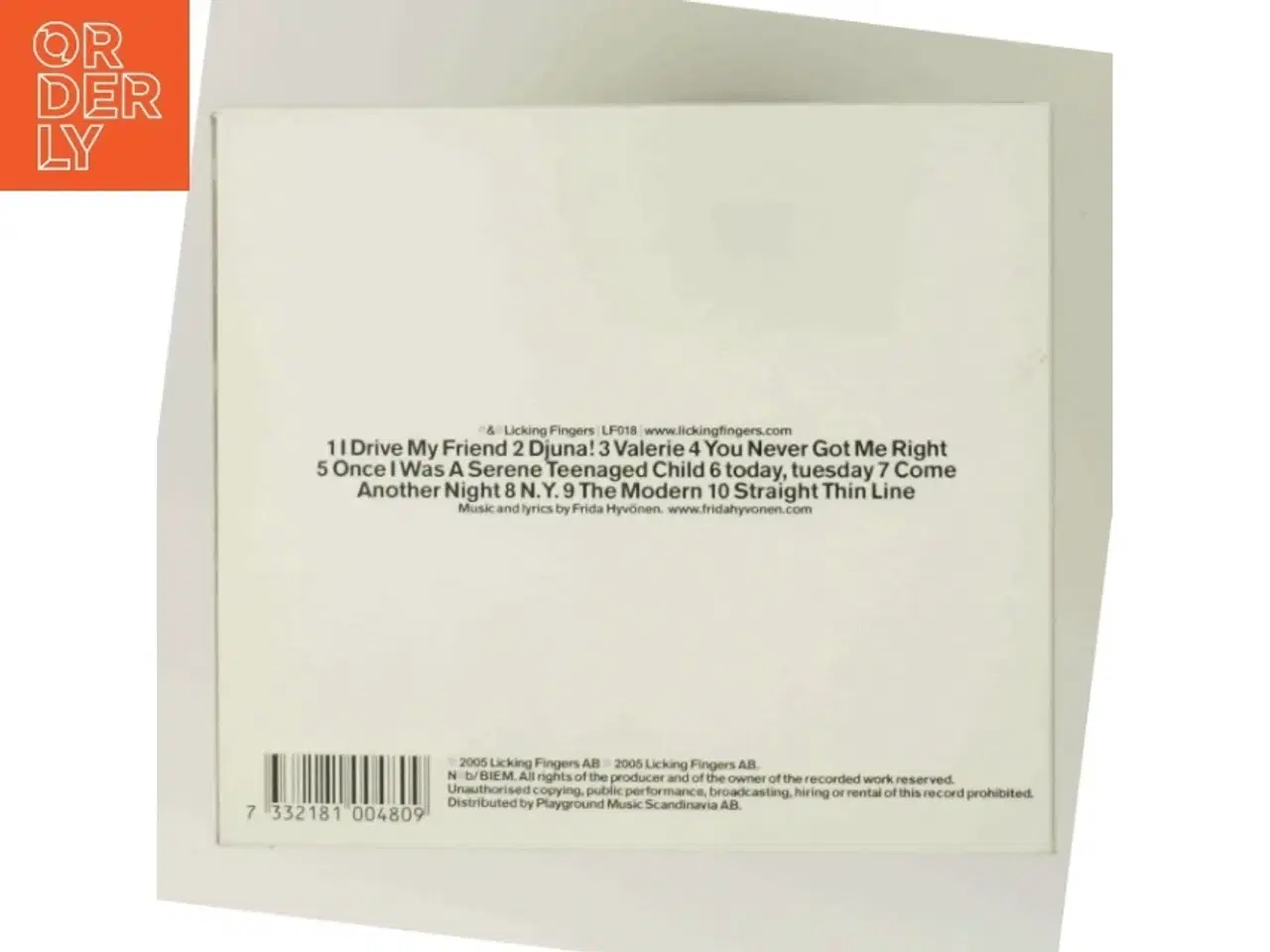 Billede 6 - Frida Hyvnen - Until Death Comes CD fra Licking Fingers