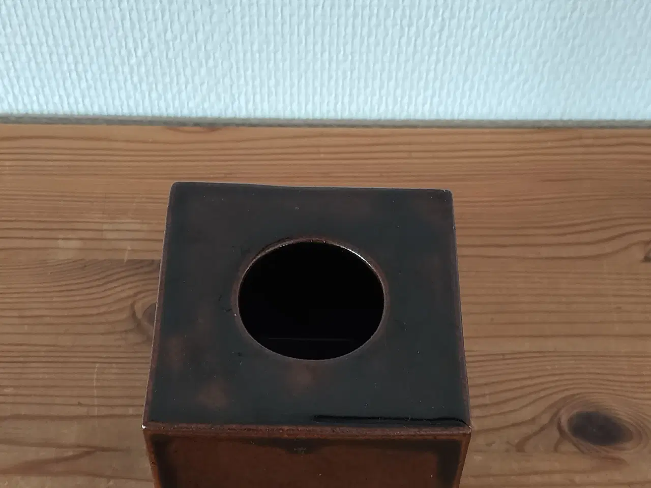 Billede 5 - Knabstrup keramik - Sjælden Firkantet vase