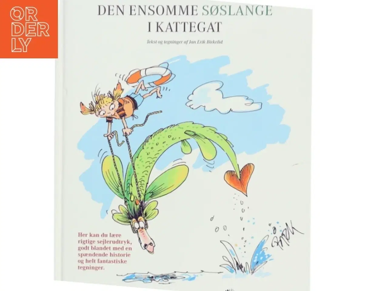 Billede 1 - Waldemar, den ensomme søslange i Kattegat af Jan Erik Birkelid (Bog)