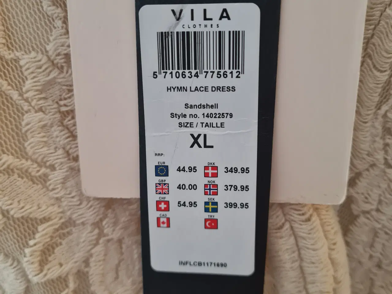 Billede 7 - Ny blonde kjole str xl 42-44 Vila