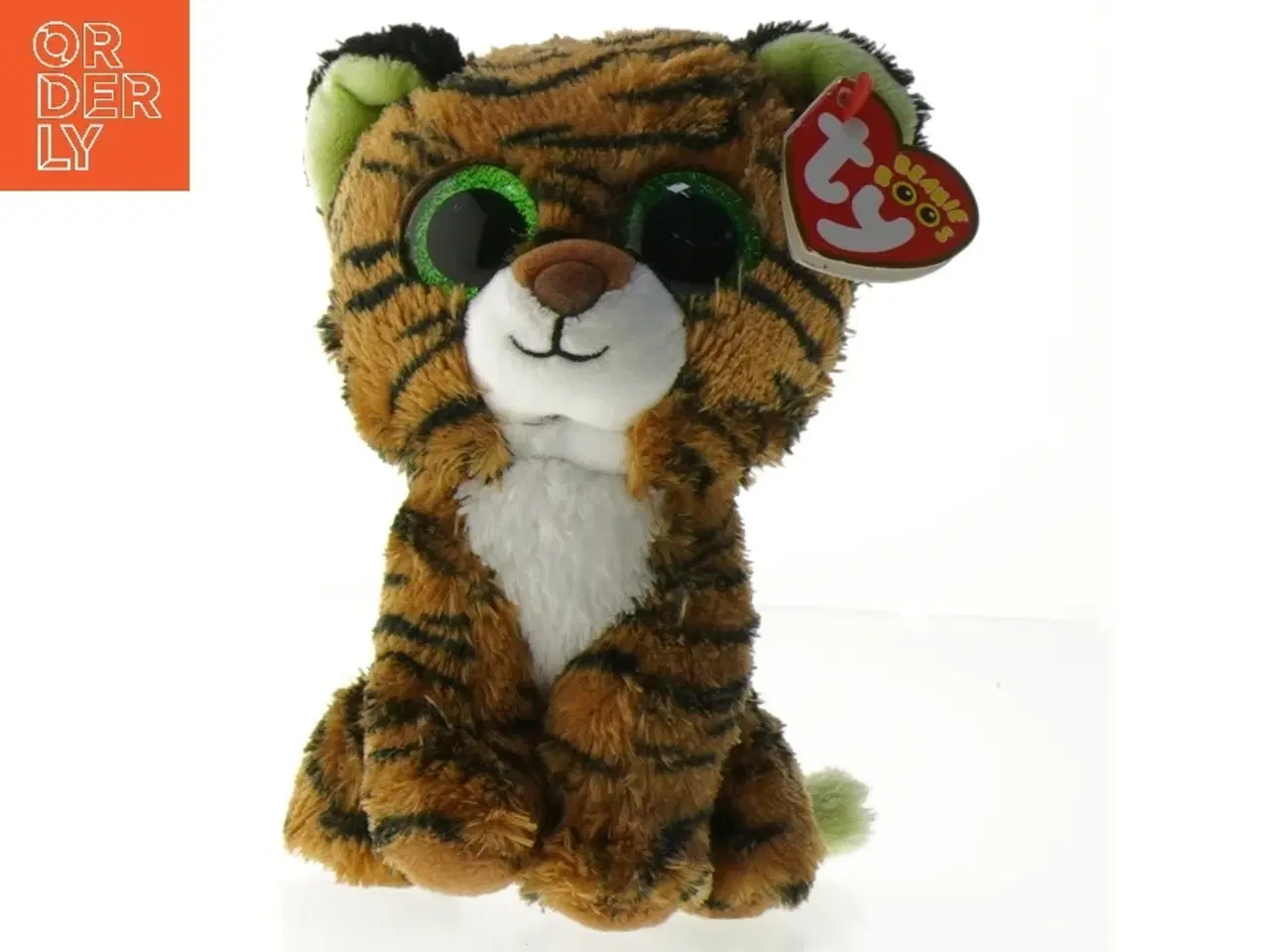 Billede 1 - Tøjdyr tiger (str. 17 x 11 cm)