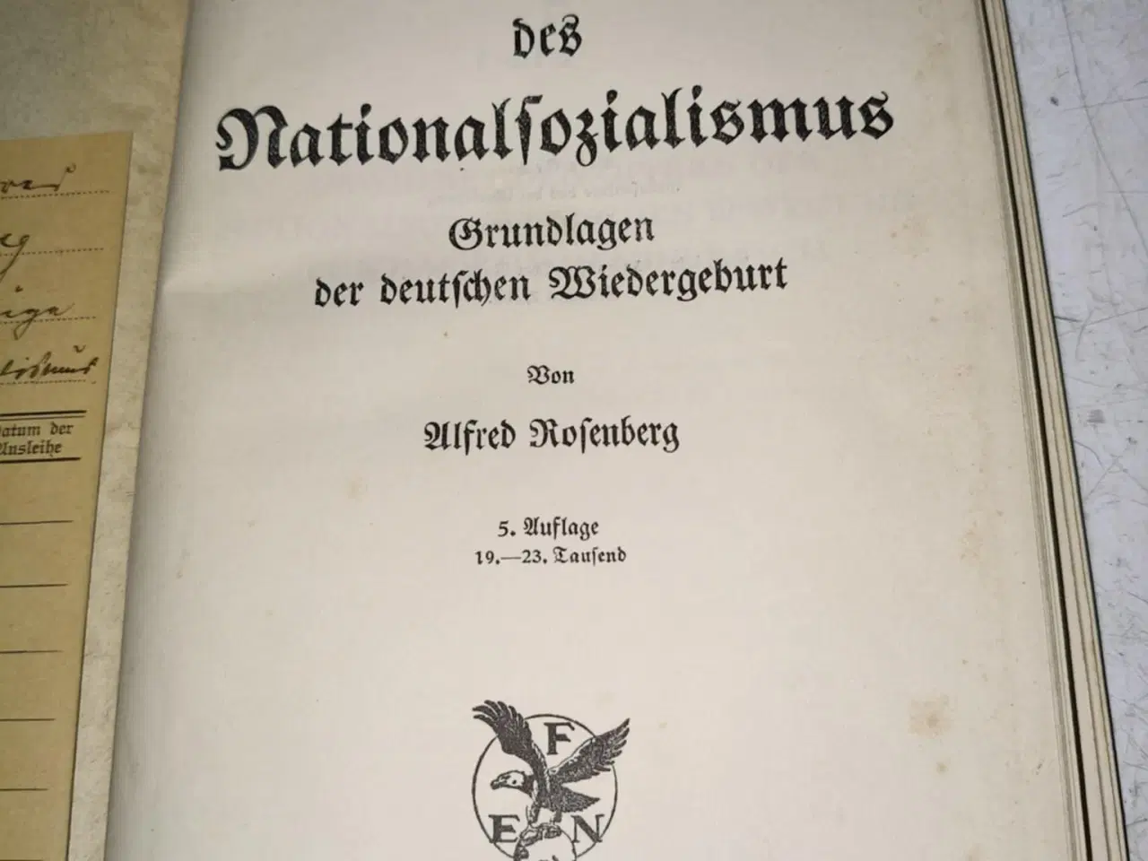 Billede 2 - gamle bog om program om det 3 rige er på tysk 
