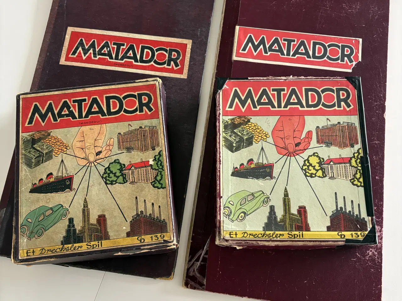 Billede 1 - 2 stk Matador spil Vintage