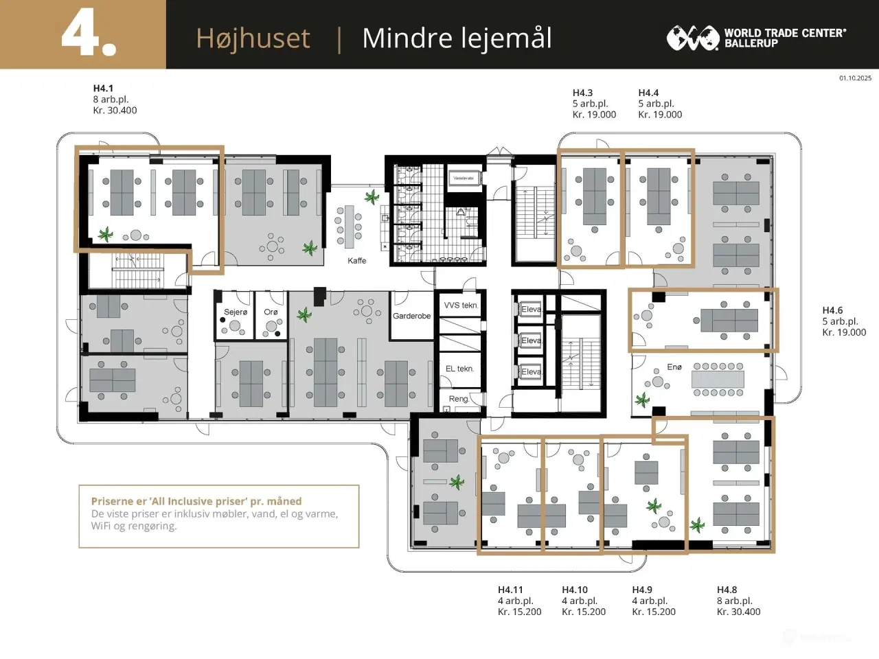 Billede 14 - Fleksible kontorlejemål i internationalt miljø