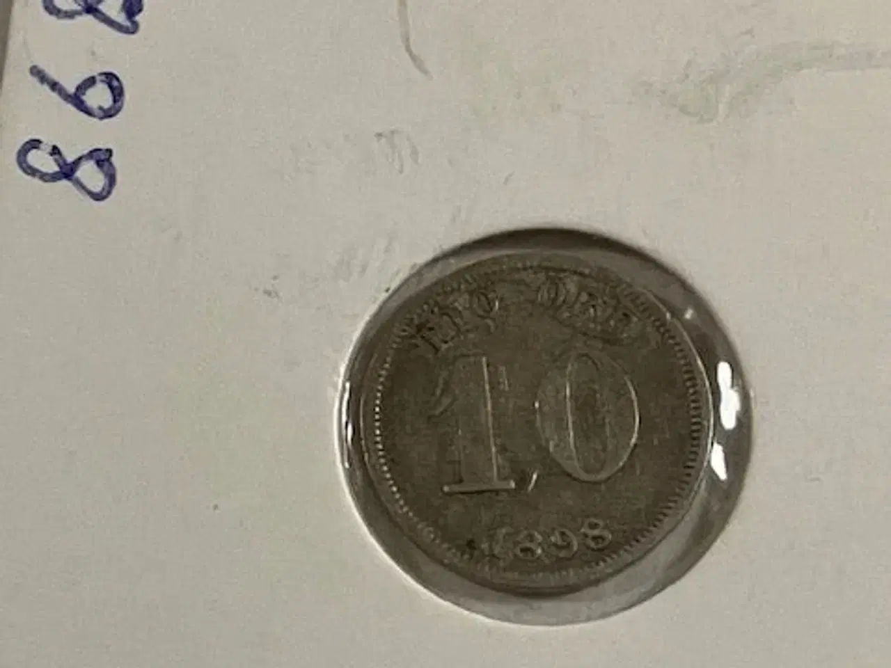 Billede 1 - 10 øre 1898 Sverige