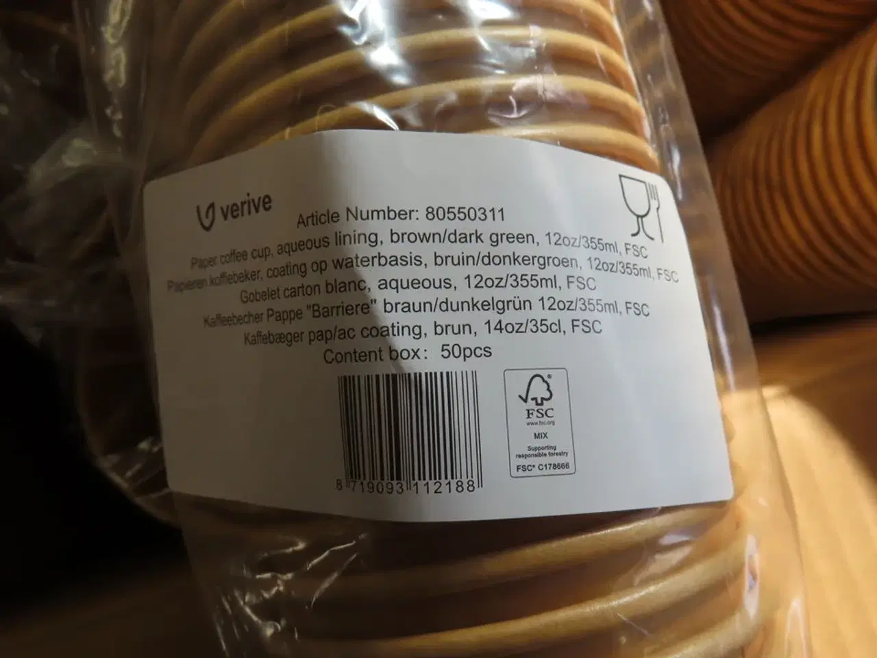 Billede 2 - 16 rør med engangskoppe