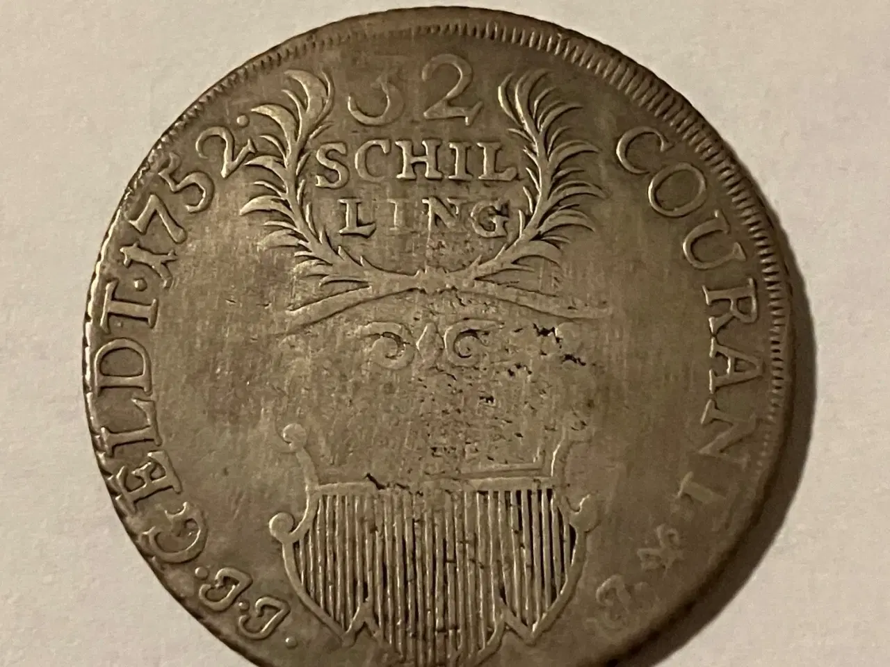 Billede 1 - 32 Schilling Lübeck 1752