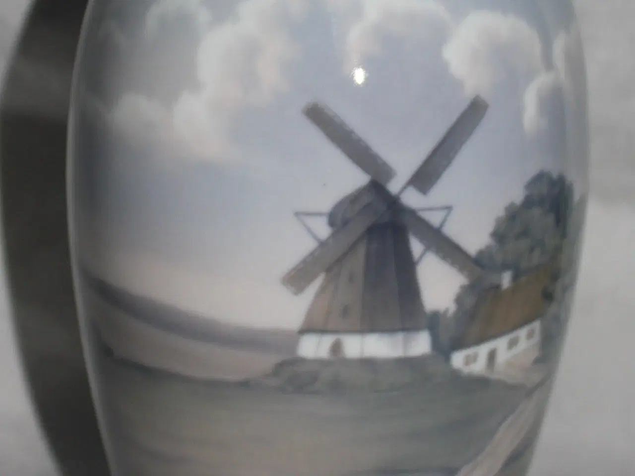 Billede 6 - Vase med Mølle fra Bing og Grøndahl