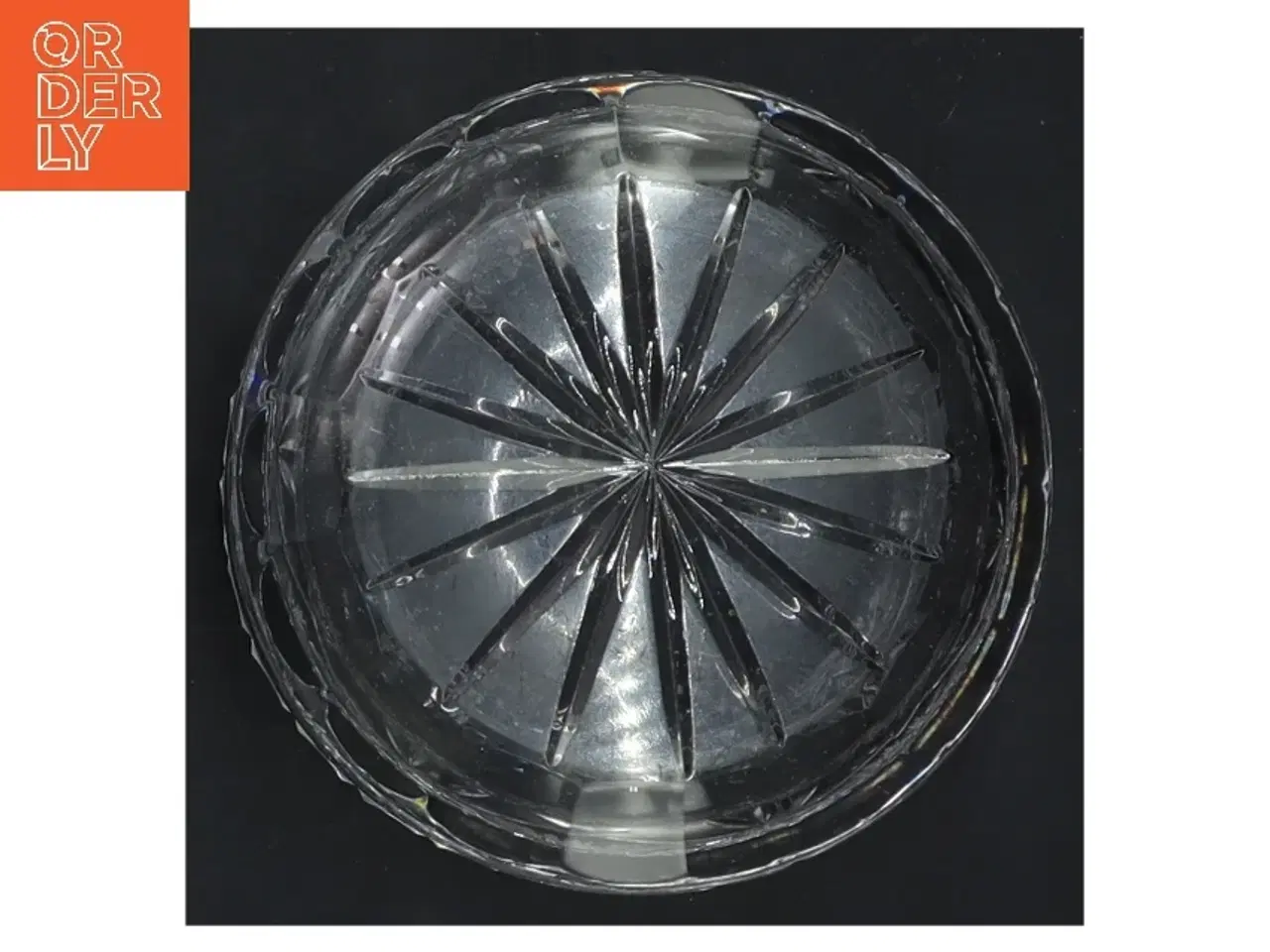 Billede 2 - Krystal sukkerskål med låg (str. Ø 10 cm)
