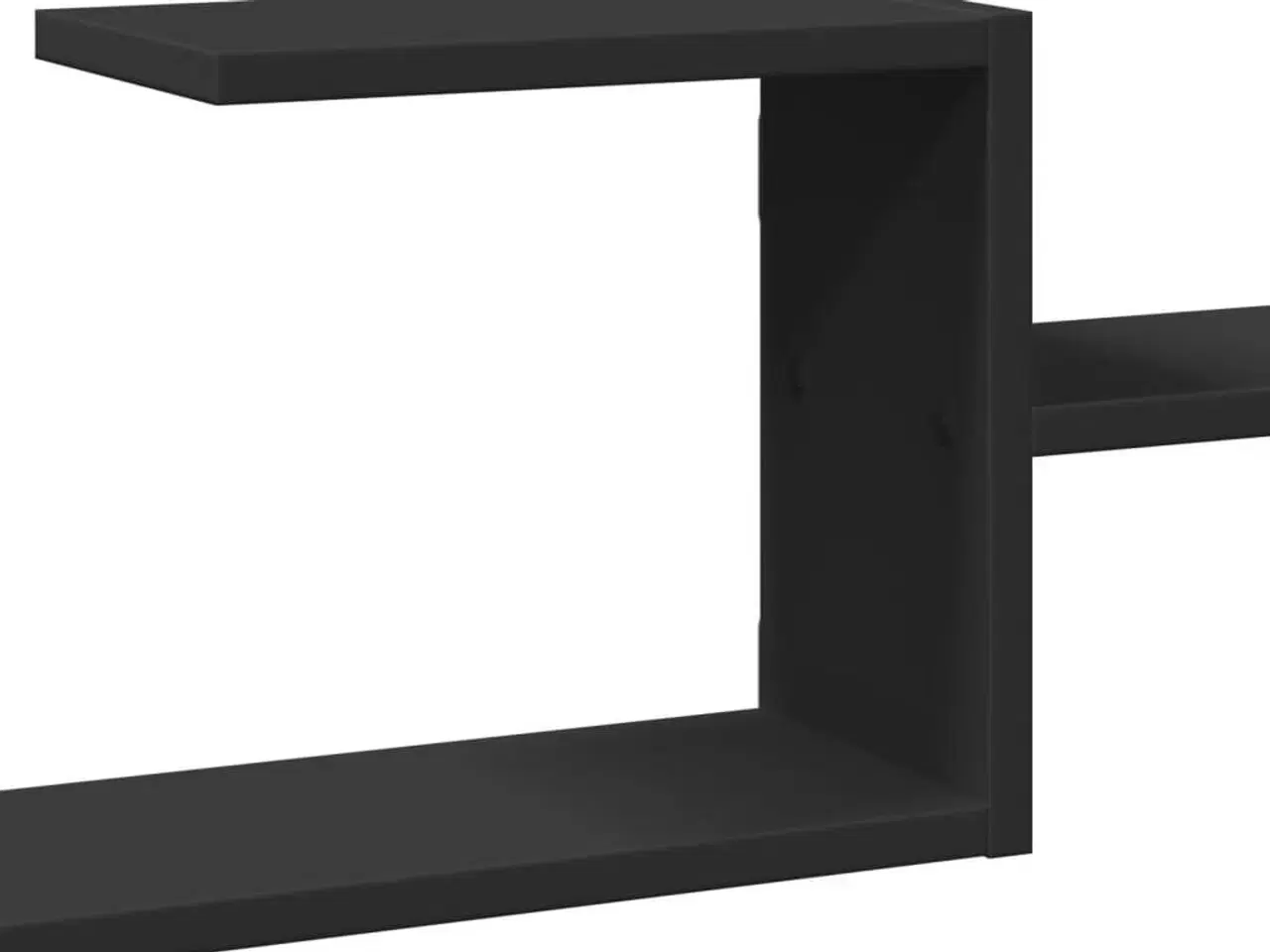 Billede 8 - Væghylde 104x15x49 cm konstrueret træ sort