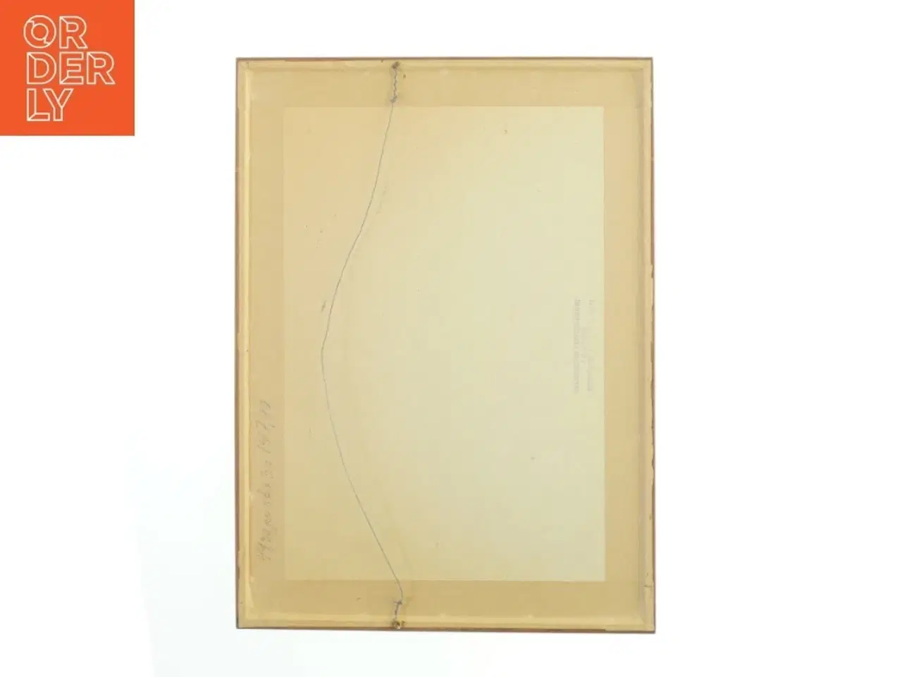 Billede 2 - Indrammet vintage tryk (str. 36 x 26,5 cm)