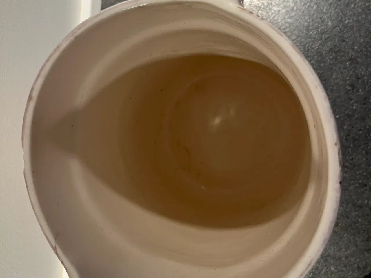 Billede 3 - Flot antik kande med dekorativ blomsterkant med fe