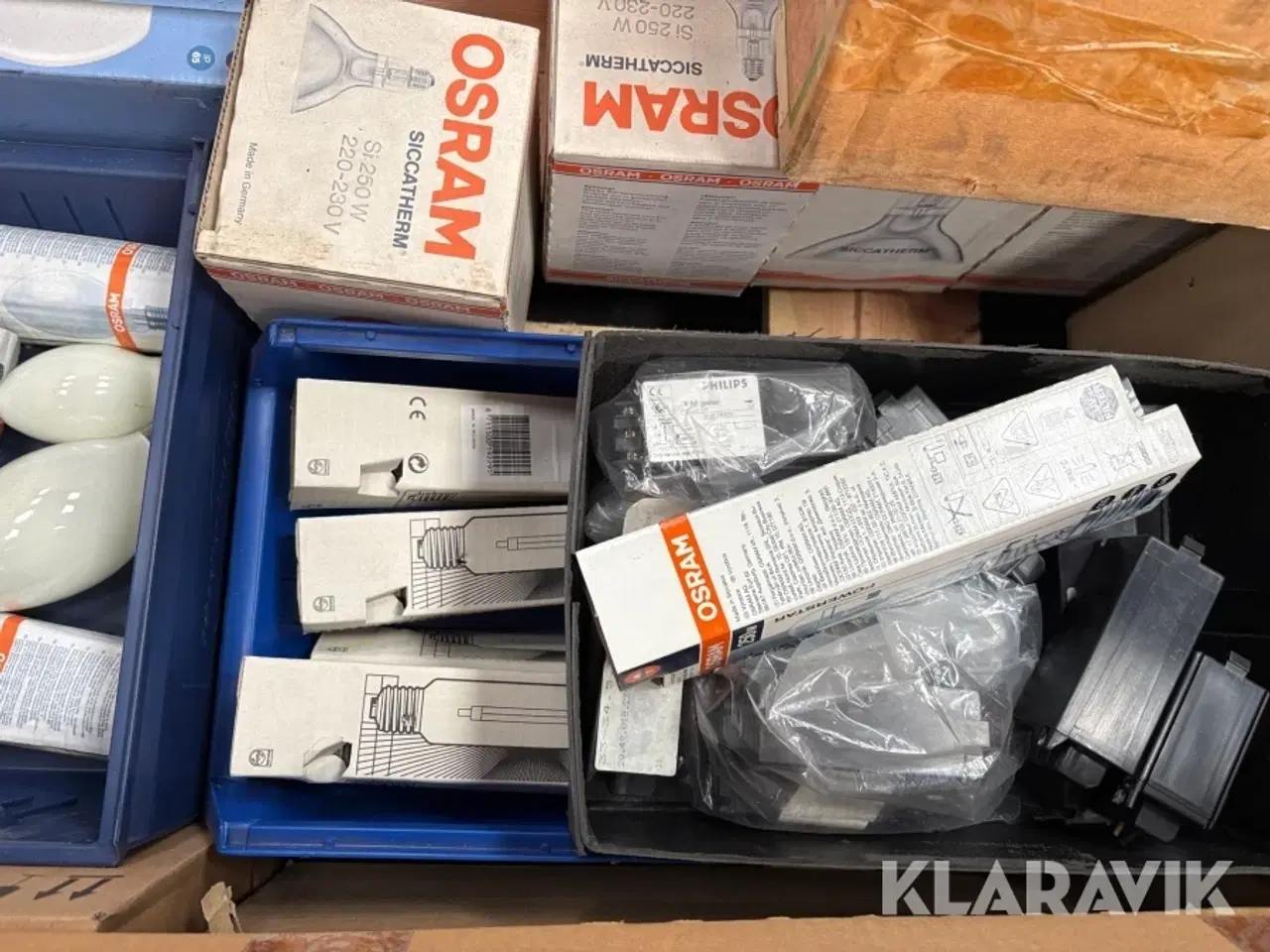 Billede 10 - Pærer og el-udstyr 4 paller