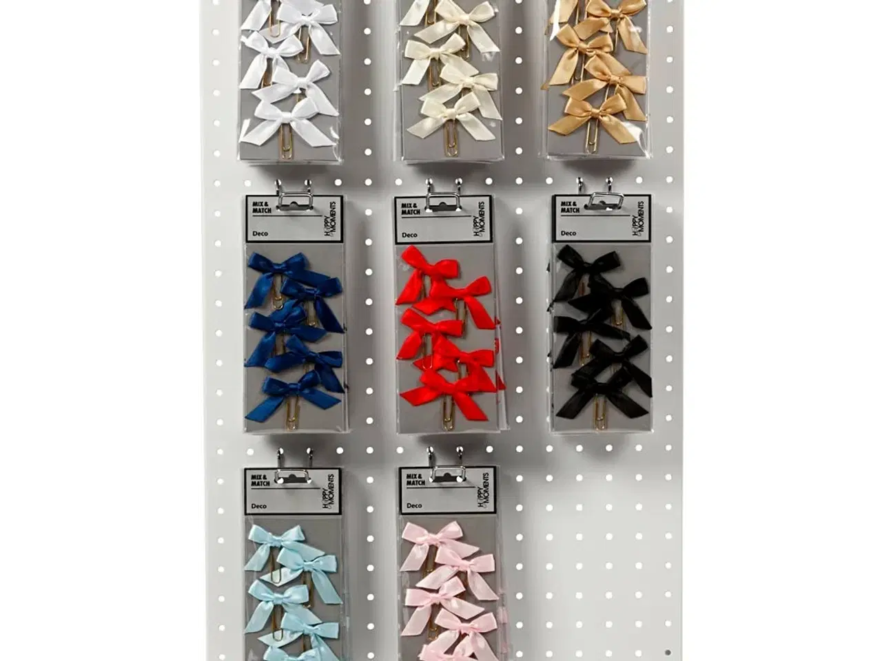 Billede 1 - Assorterede Klips 40x70 mm - 80 stk. i Guldfarvet Metal