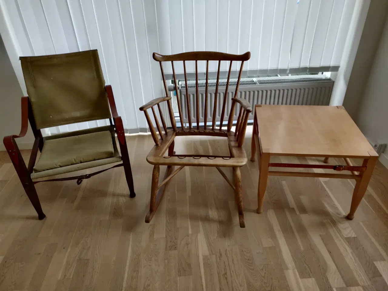 Billede 1 - Kaare Klint safaristol, FDB gyngestol, safaribord