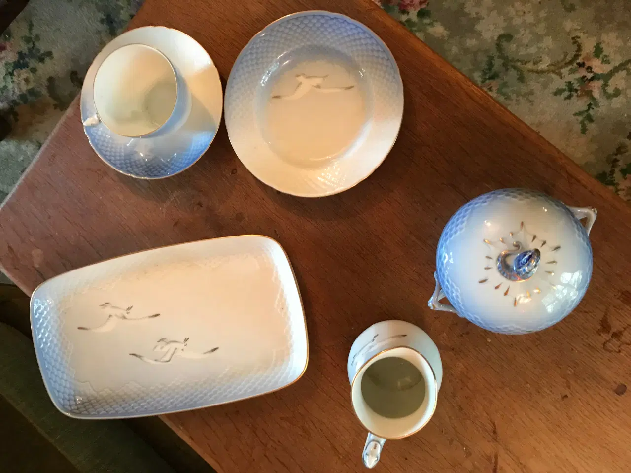 Billede 2 - Porcelæn, Kaffestel, Mågestellet