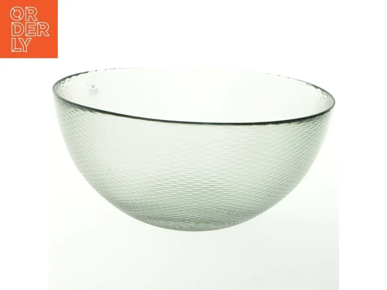 Billede 2 - Glas-skål fra Holmegaard (str. 28x13 cm)