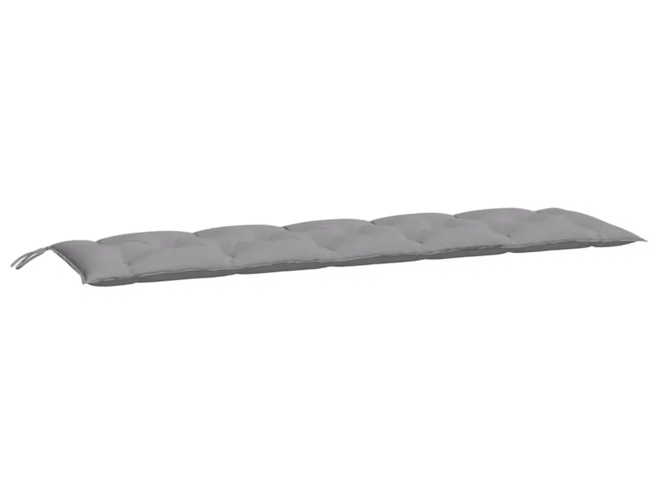 Billede 3 - Hynder til havebænk 2 stk. 180x50x7 cm oxfordstof grå