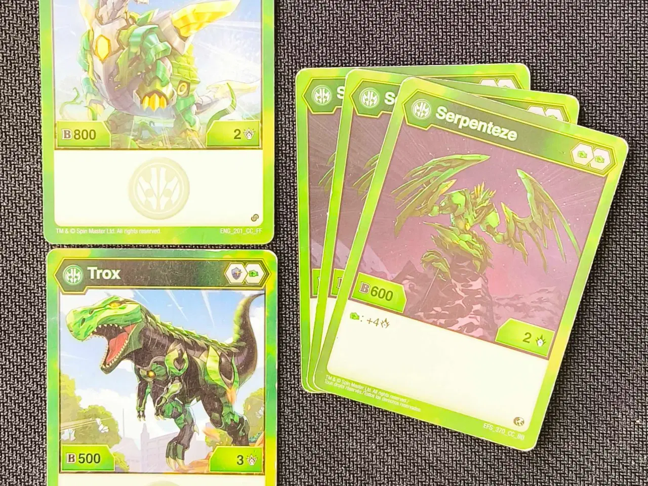 Billede 5 - Bakugan kort - Grå - 44 stk.