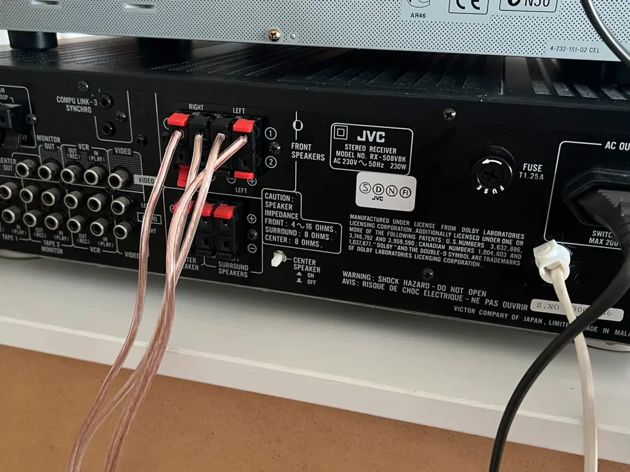 Billede 8 - JVC RX-508V kraftig Receiver - kan sendes!!