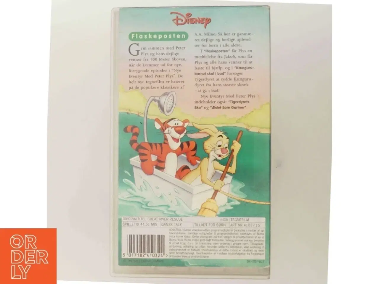 Billede 3 - Peter Plys VHS-bånd, Flaskeposten fra Disney