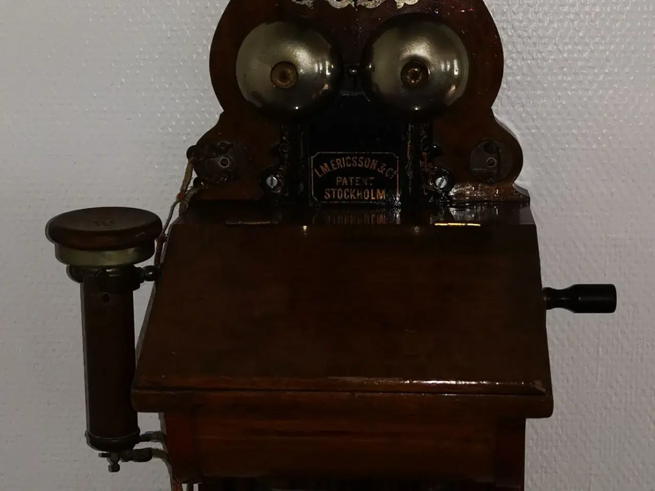 Billede 1 - Antik original vægtelefon