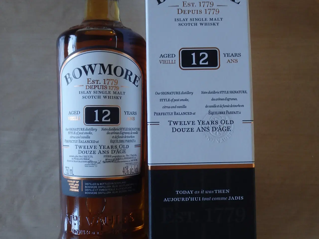Billede 1 - Bowmore Islay single malt whisky 75 ml 40 %